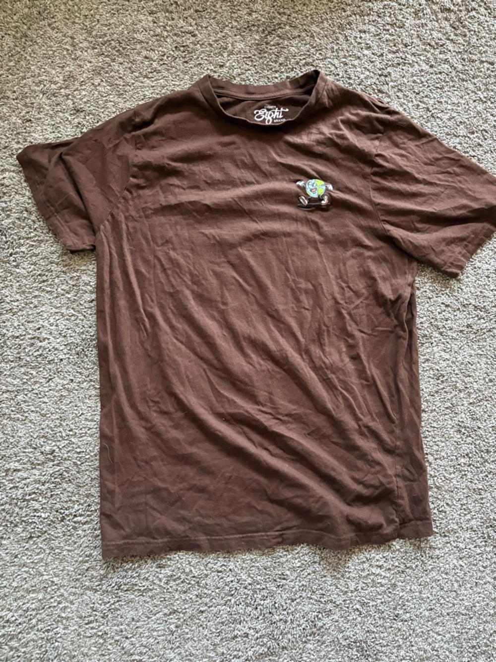 Brown Graphic Short-Sleeve Men's Tee